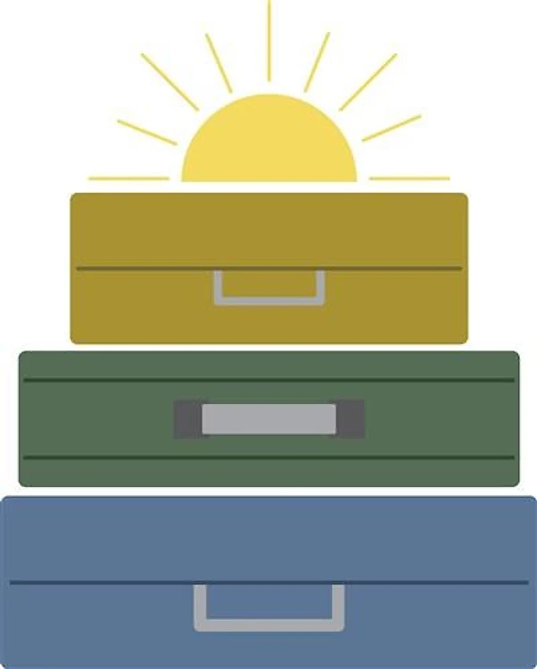 Stacked Luggage