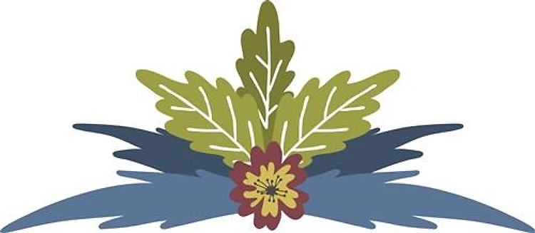 Tropical Leafy Border