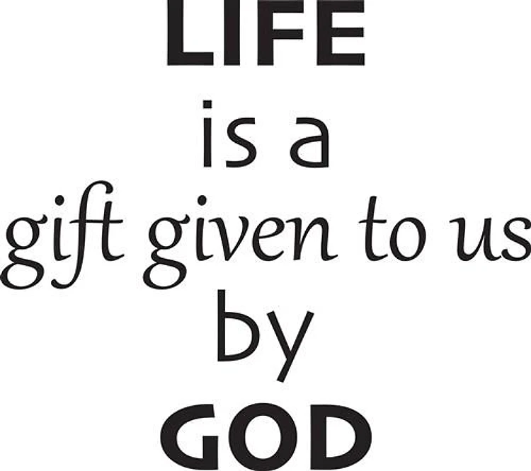 Life is a Gift Given To Us