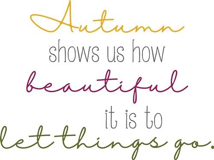 Autumn shows us how beautiful