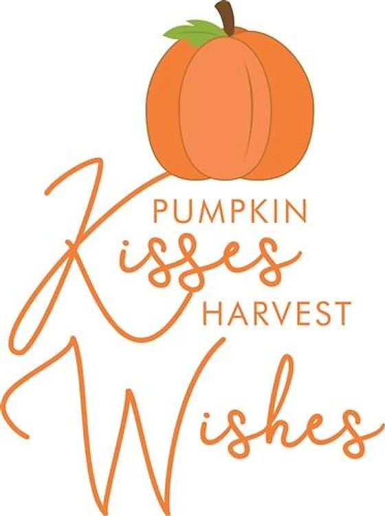 Pumpkin Kisses Harvest Wishes