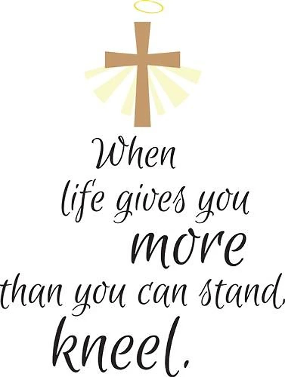 Kneel When You Cant Stand