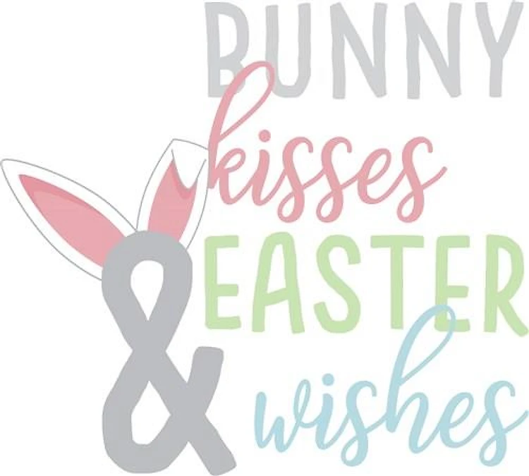 Bunny Kisses Easter Wishes
