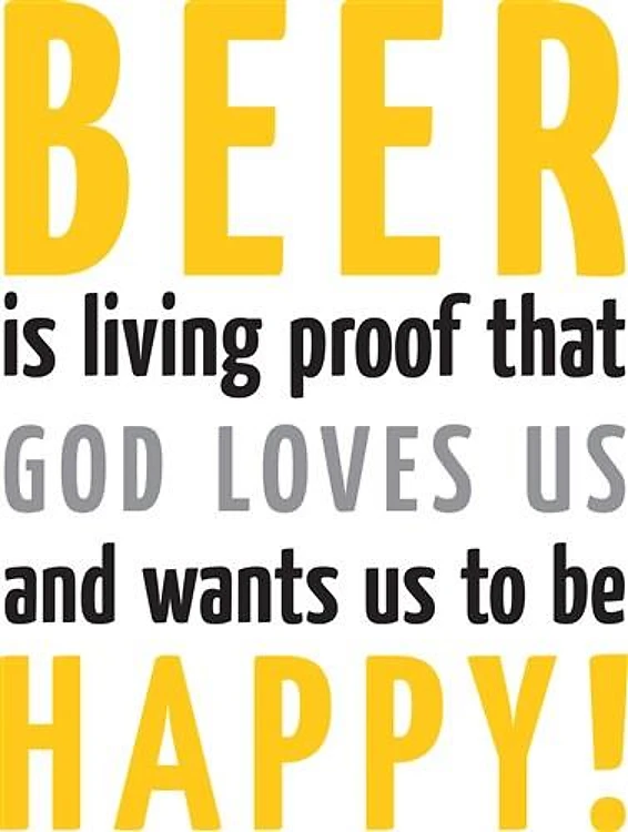 Beer Is Proof