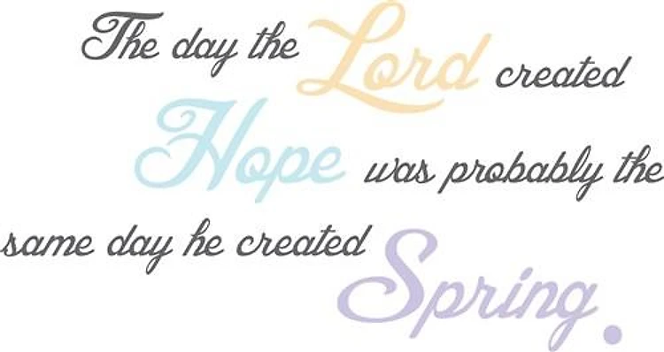 Lord Created Hope