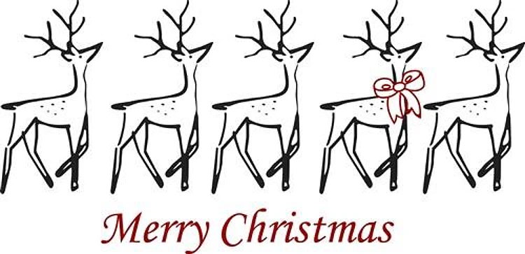 Merry Christmas Reindeer