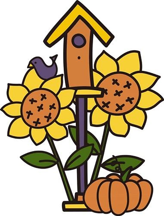 Sunflower Birdhouse