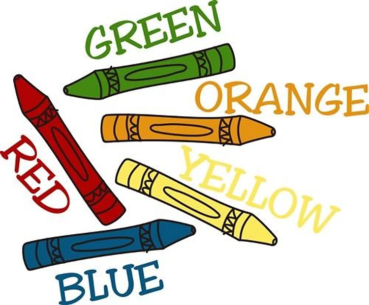 Colored Crayons