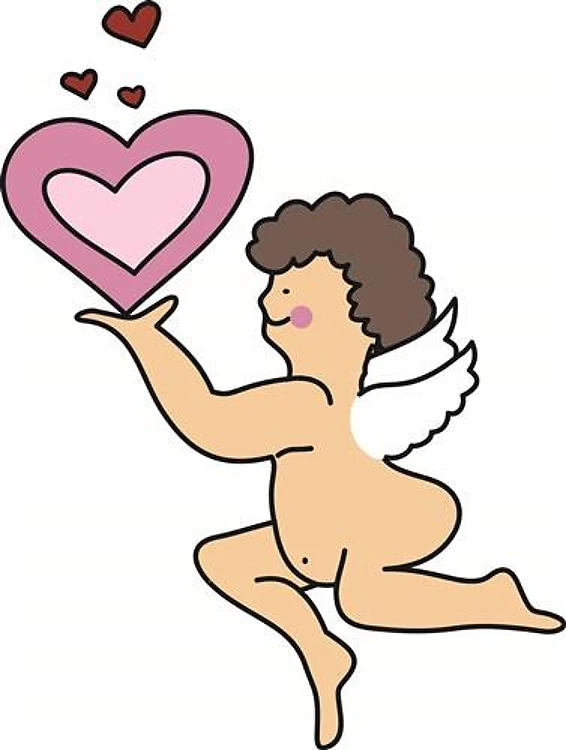 Cupid And Hearts
