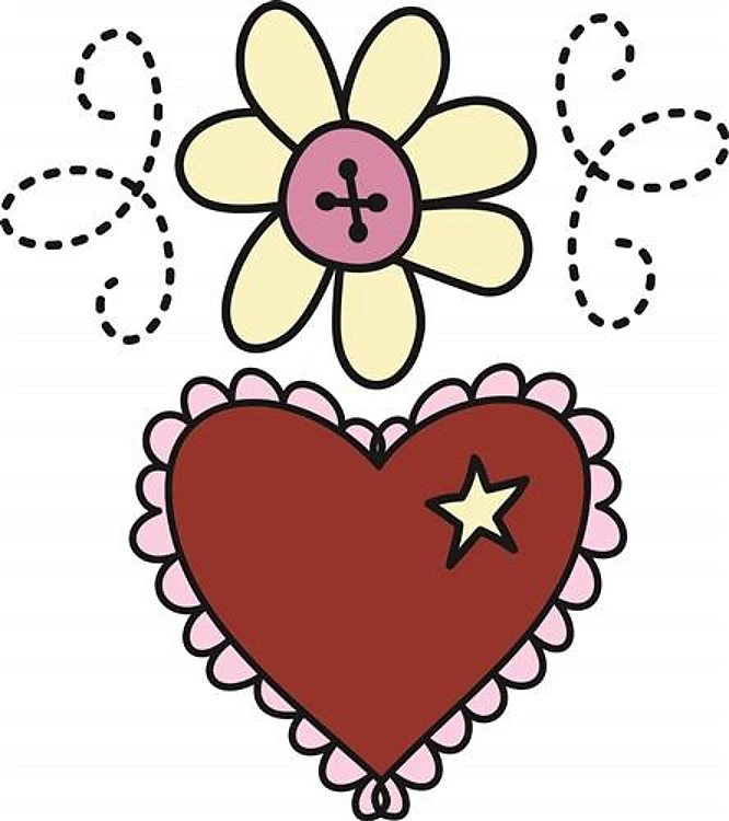 Heart And Flower