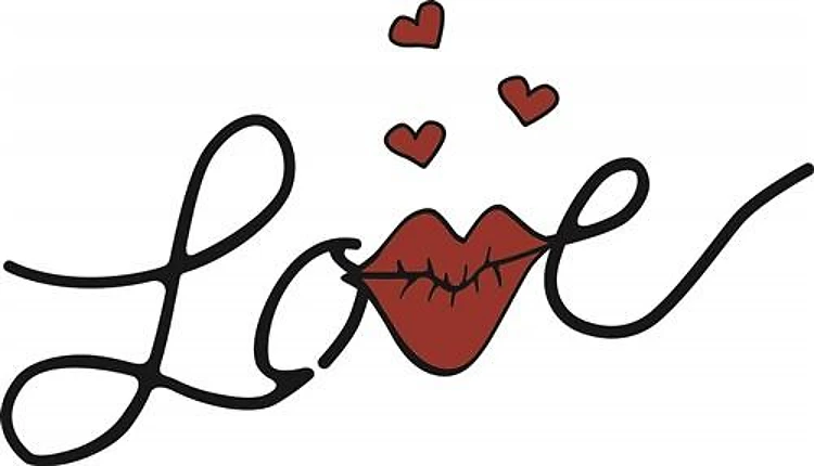 Lips With Hearts