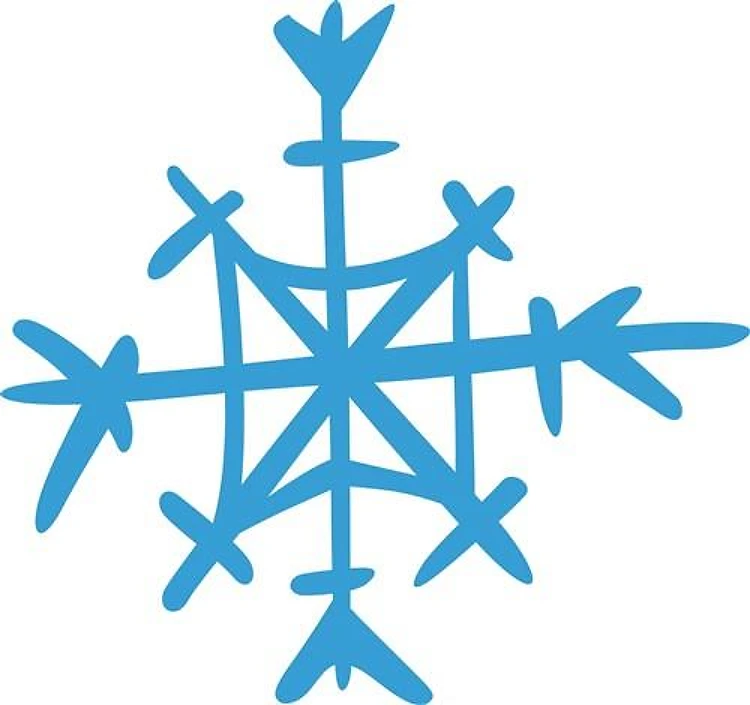 Blue Snowflake