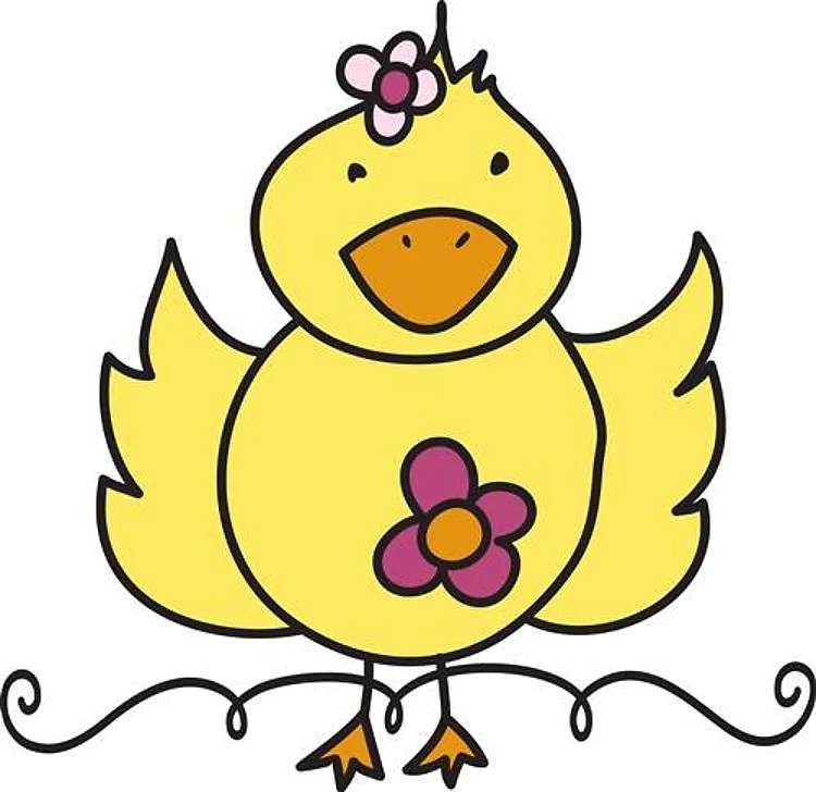 Floral Ducky