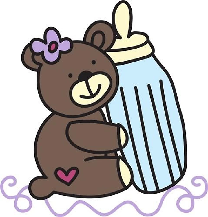 Baby Bottle Teddy