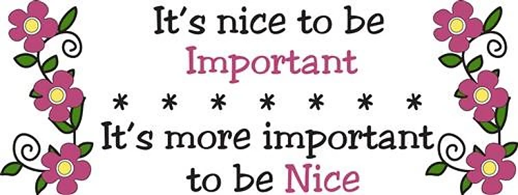 Be Nice