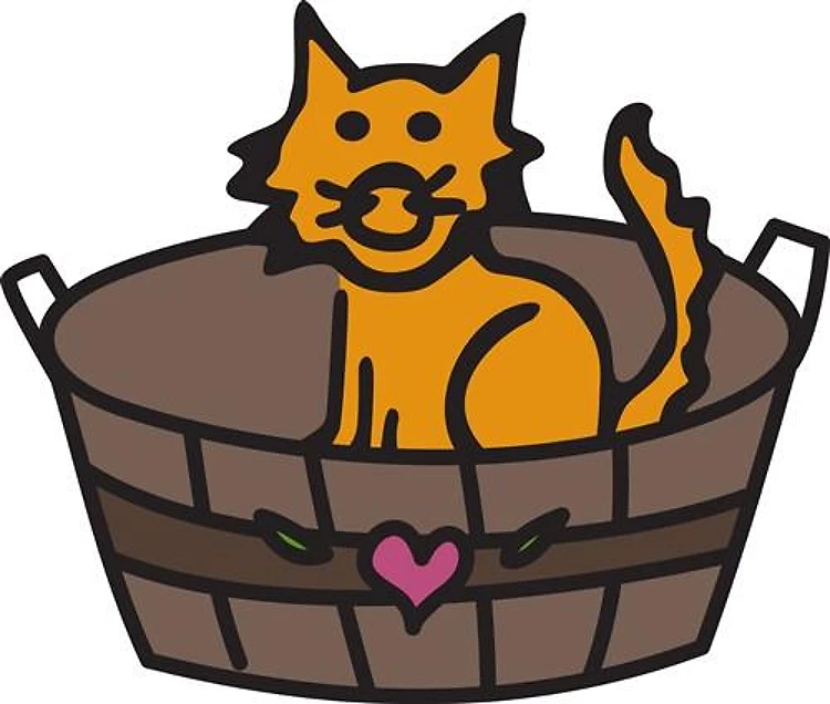 Cat In Basket