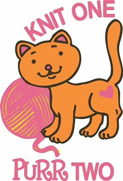 Knitting Cat