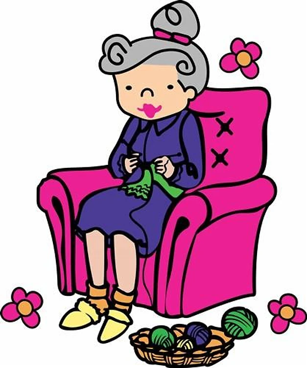 Knitting Grandma