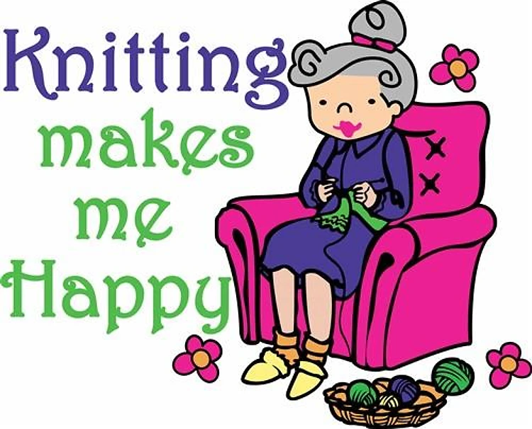 Knitting Makes Me Happy