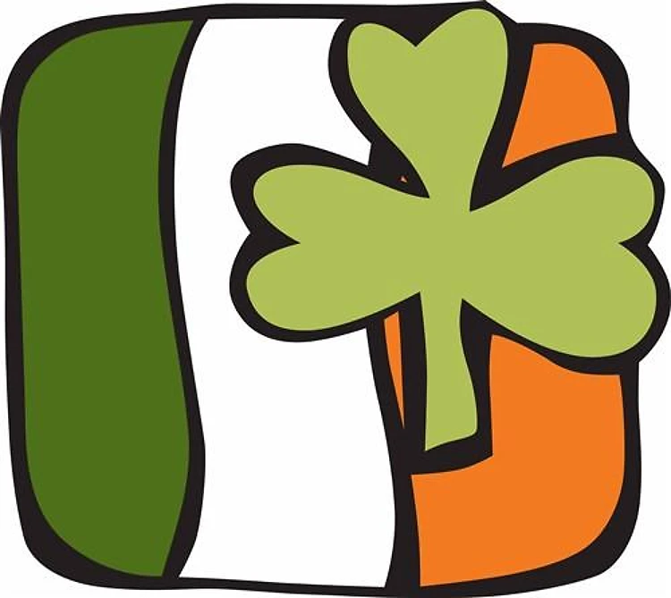 Abstract Irish Flag