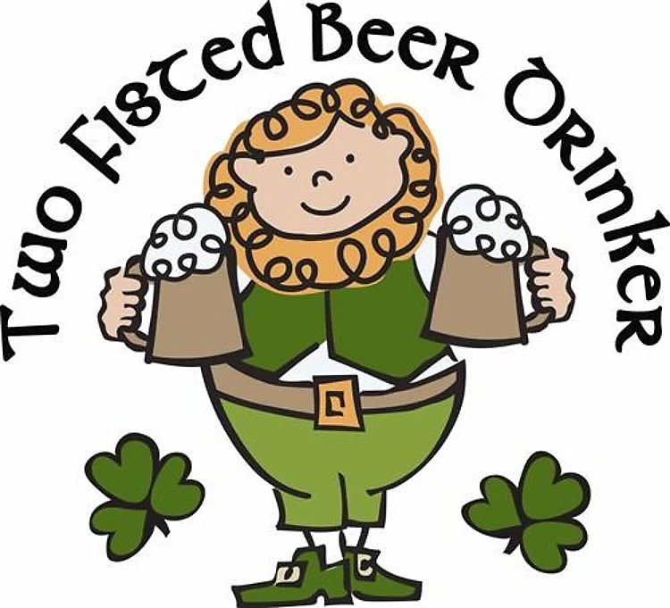 Two Fisted Beer Drinker