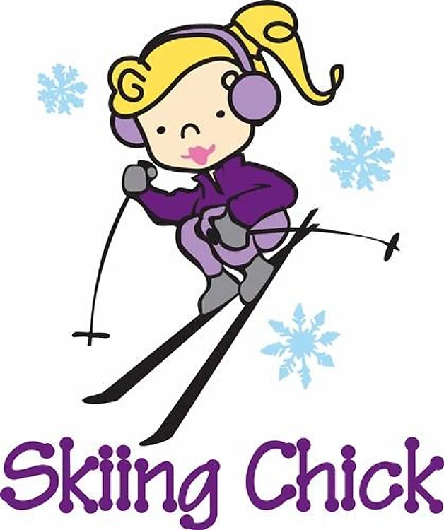 Skiing Chick