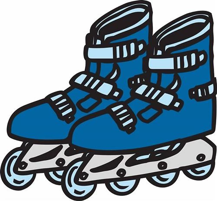 Blue Rollerblades