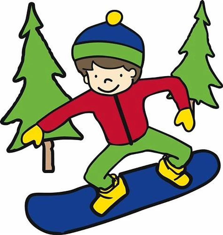 Downhill Snowboarder