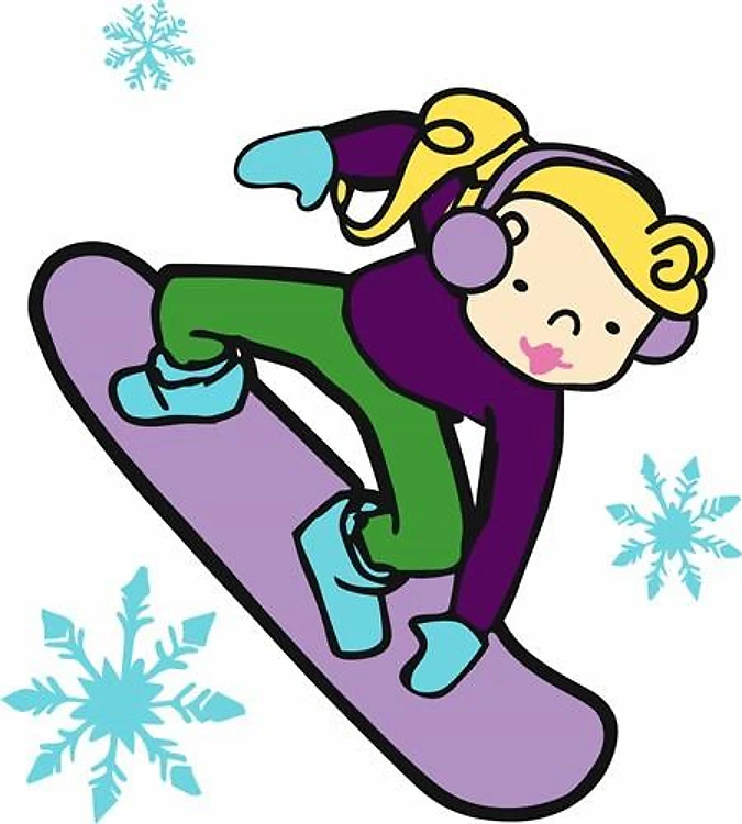 Girl Snowboarder