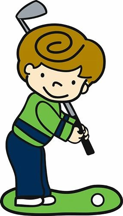 Golfing Boy