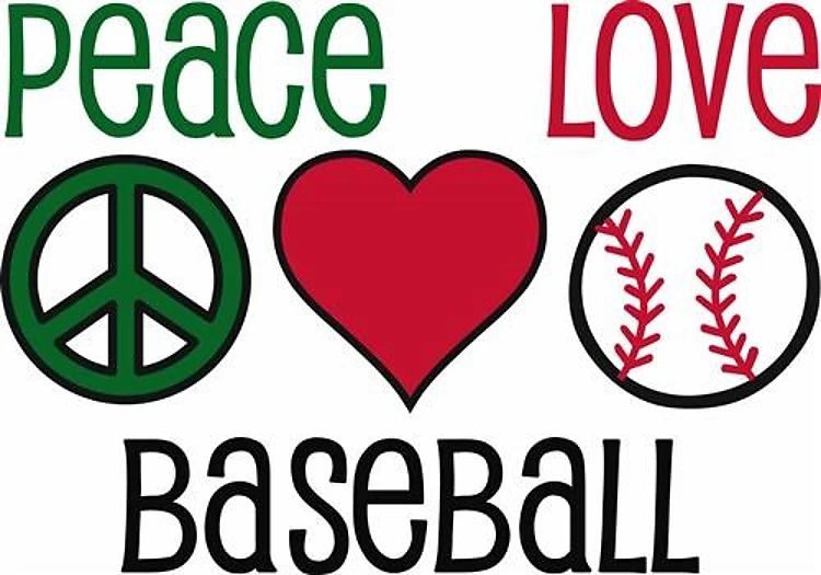 Peace Love Baseball