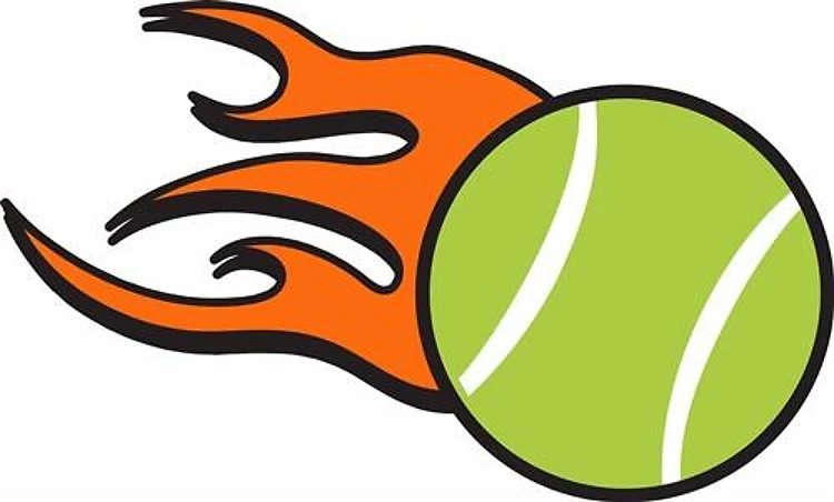 Flaming Tennis Ball