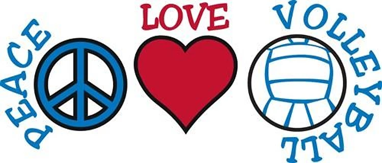 Peace Love Volleyball