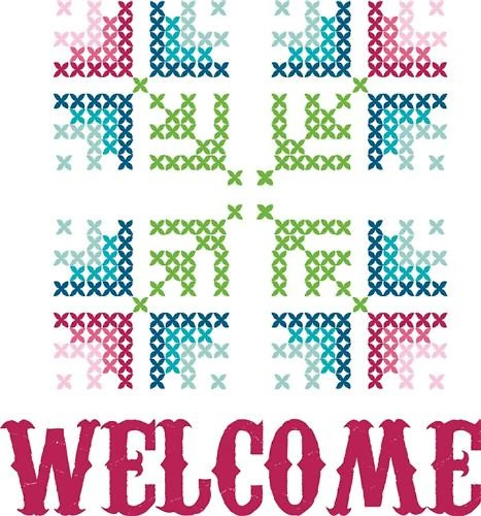 Cross Stitch Welcome