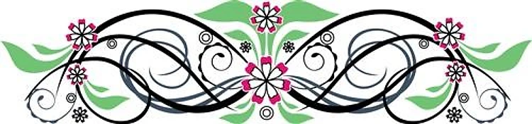 Floral Swirl Border