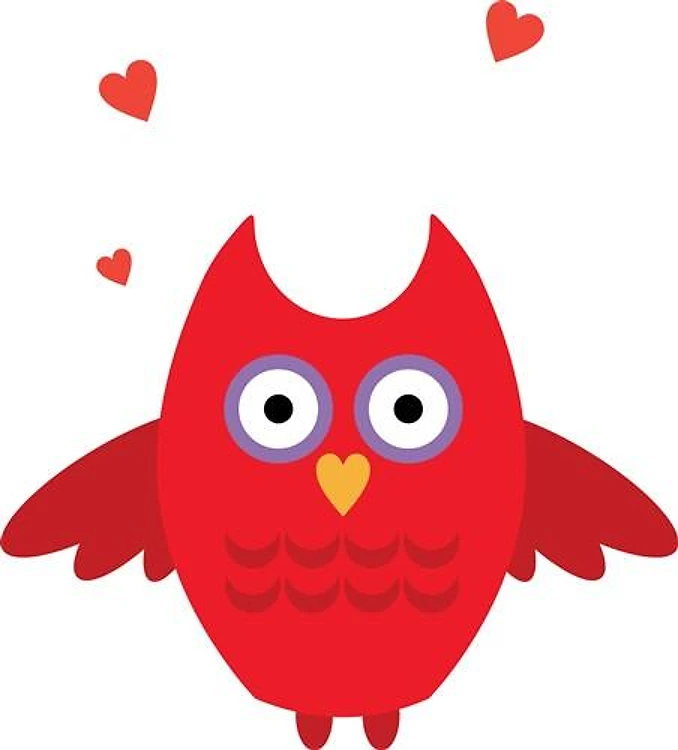 Valentines Day Owl
