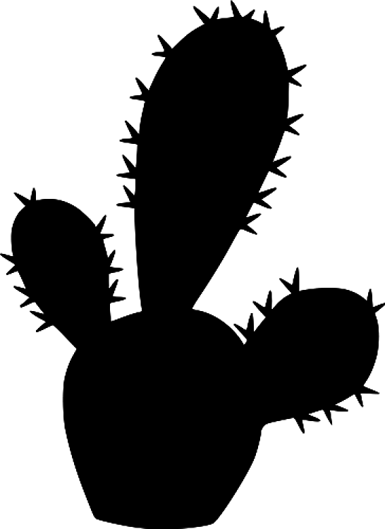 Silhouette Cactus