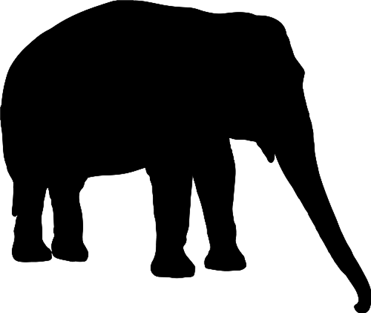 Silhouette Elephant
