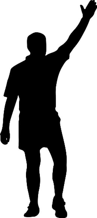 Soccer Referee Silhouette