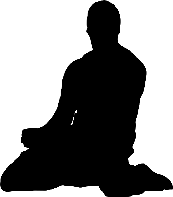 Celebrating Soccer Player Silhouette