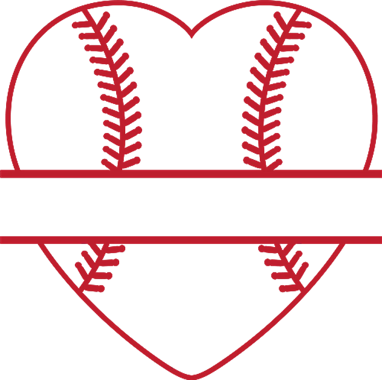 Baseball Heart Name Drop