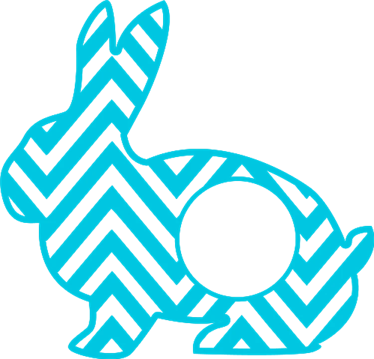 Easter Bunny Chevron