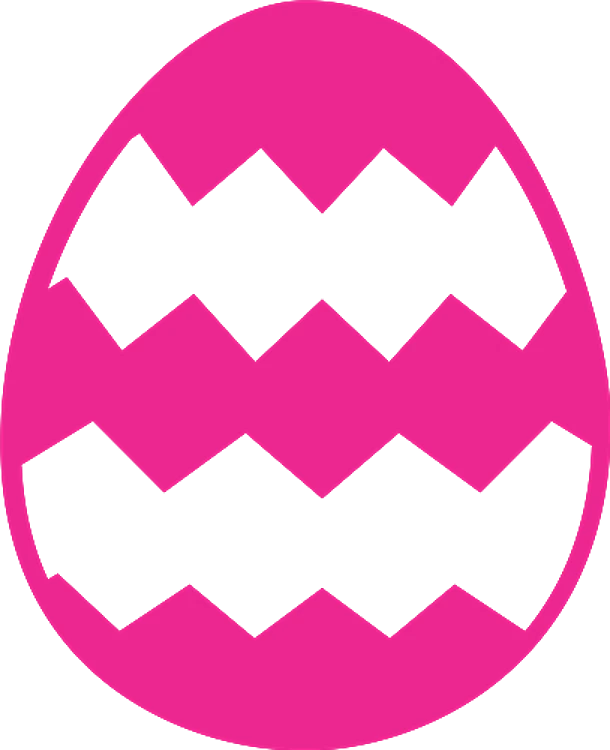 Zig Zag Easter Eggs
