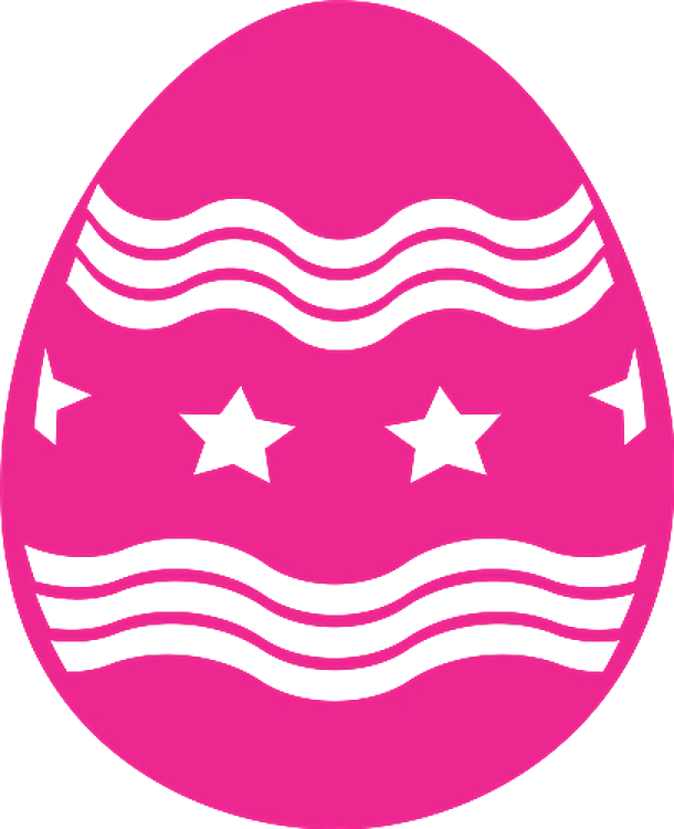 Stars Stripes Easter Eggs
