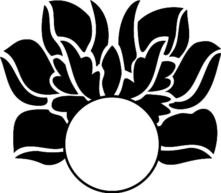 Lotus Silhouette Monogram