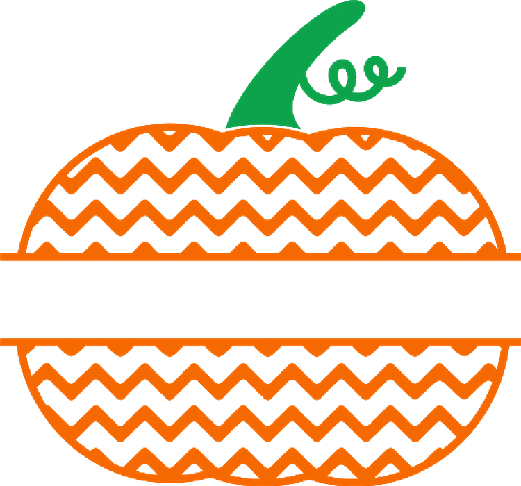 Chevron Pumpkin Name Drop