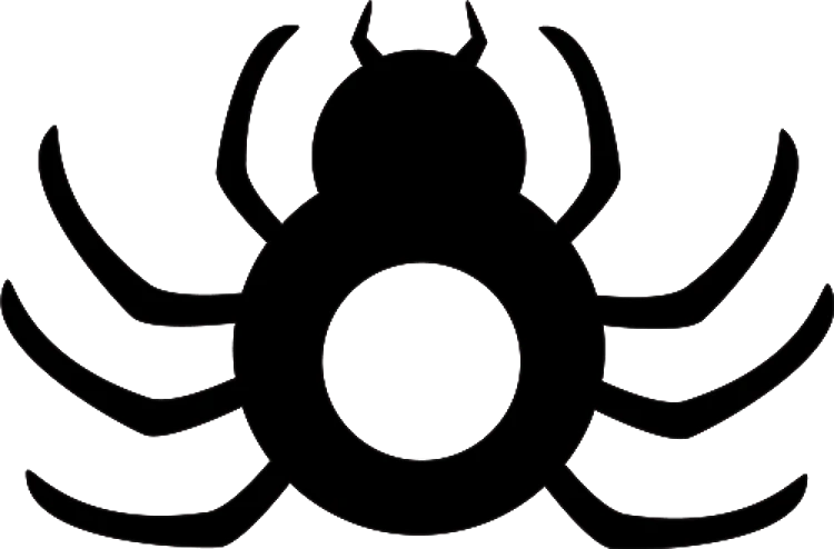 Spider Silhouette Name Drop