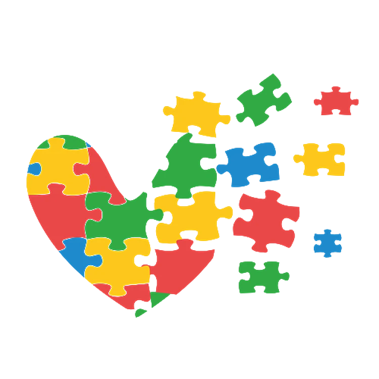 Autism Puzzle Piece Heart