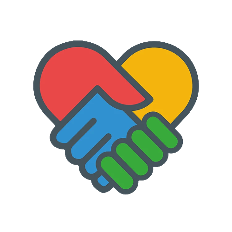 Autism Holding Hands Heart