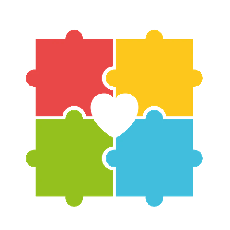 Autism Square & Heart